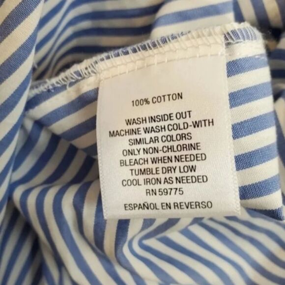 XOXO stripe cold shoulder long layered sleeve wrap dress - Picture 10 of 11